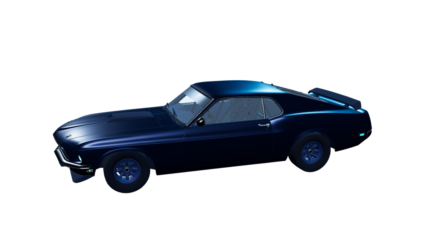 Der Ford Mustang aus dem Drift-Spiel